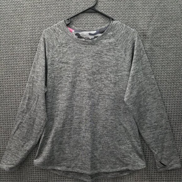 Climate Right Tops - Climate Right Gray Long Sleeve T Shirt Womens XL